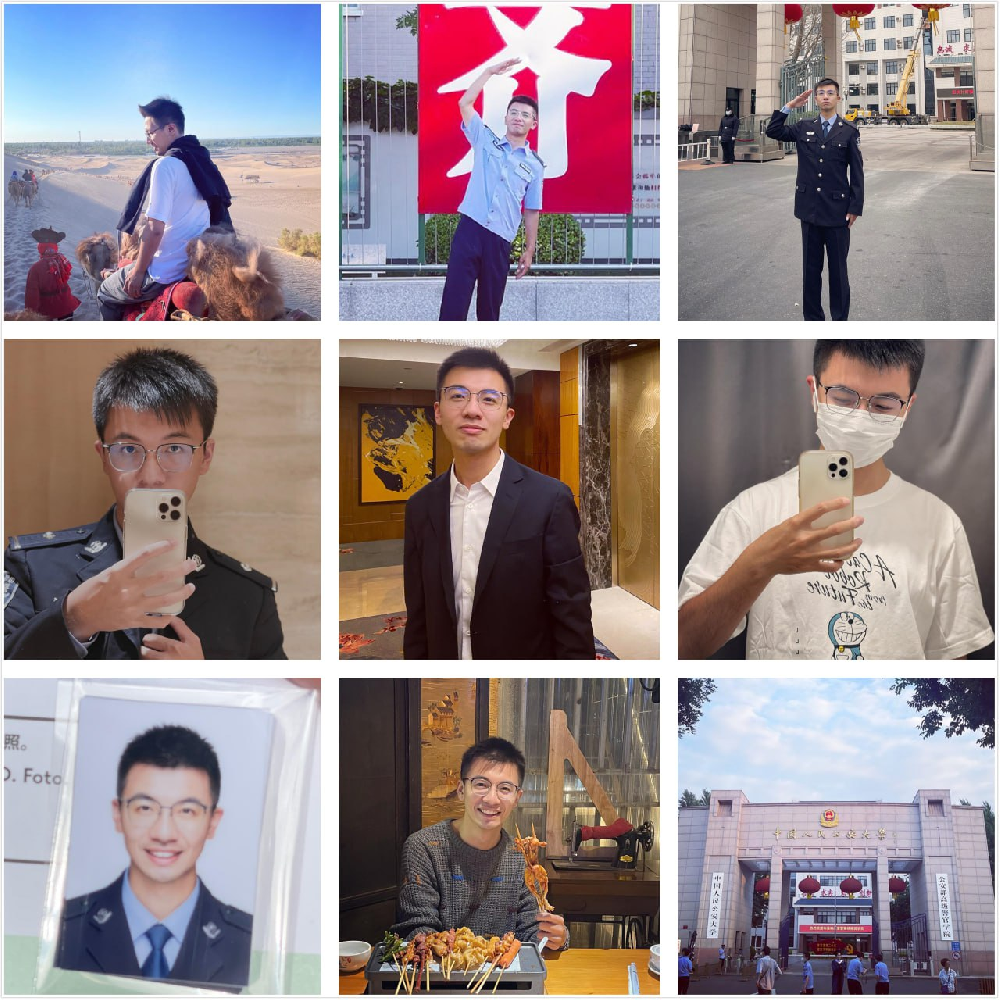 (编号sg53)  #国内 大学生男 中国人民公安大学 生化日常 自拍照  168张照片  #带博主ig