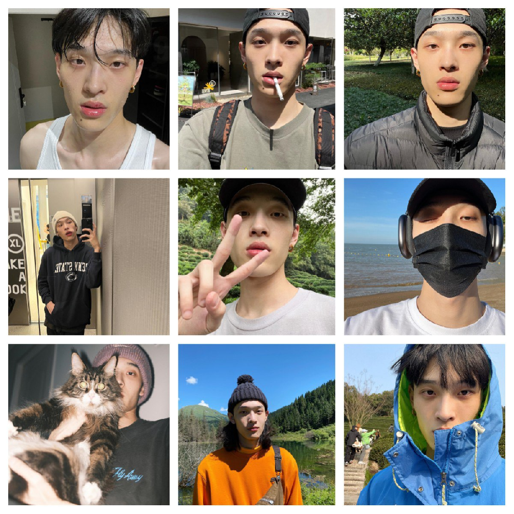 (编号up04）  #国内 男子 生活 旅游 宠物 自拍多 500张照片视频1个 视频少